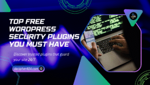 🛡️ Top 5 Best Free Security Plugins for WordPress Websites
